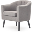Adore Decor Ivey Modern Tufted Fabric Accent Chair in Gray