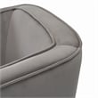 Adore Decor Rani Modern Velvet Accent Chair in Gray