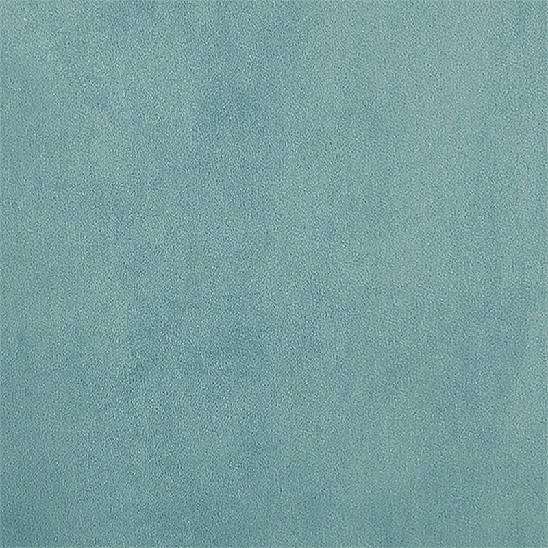 Adore Decor Jolie Modern Pleated Velvet Ottoman in Teal Blue