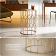 Adore Decor Harper Side Table Gold