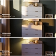 Adore Decor Jolie 3 Drawer Standard Dresser White