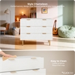 Adore Decor Jolie 3 Drawer Standard Dresser White