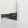 Adore Decor Jolie 2 Drawer Side Table White