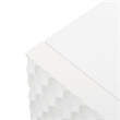 Adore Decor Jolie 2 Drawer Side Table White