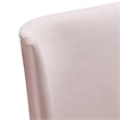 Adore Decor Adele Wingback Upholstered Platform Bed King Size Blush Pink