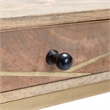 Adore Decor Sidney Modern Living Room Console Table Beige/Gold