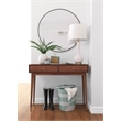Adore Decor Sutton Mid-Century Modern Console Table Walnut Brown