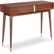Adore Decor Sutton Mid-Century Modern Console Table Walnut Brown