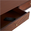 Adore Decor Sutton Mid-Century Modern Console Table Walnut Brown