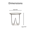Adore Decor Zahra Round Side Table Black and White