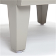 Adore Decor Arlan Side Table with Two Drawers Gray