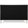 Adore Decor Sidney Upholstered Platform Bed Queen Size Gray