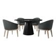 Jasper Ebony Black Wood 5-PC 59