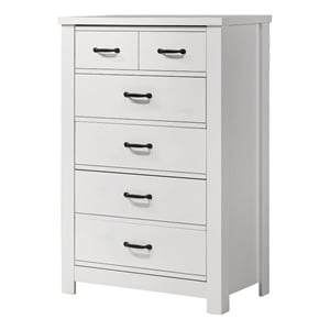 Cassini White Engineered Wood 5-Drawer Chest