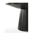Jasper Ebony Black 2-Piece Round Wood Coffee & End Table Set