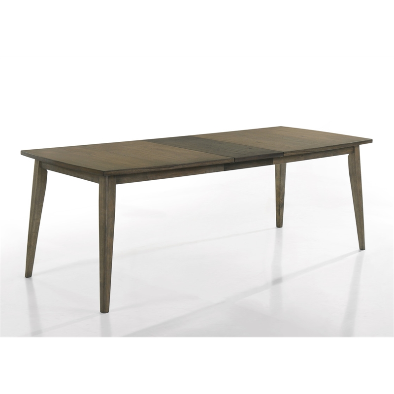 Bistro 9-Pc Walnut Mixed Wood Fin.Dining Set-Extendable Tbl & 8 Linen Chrs