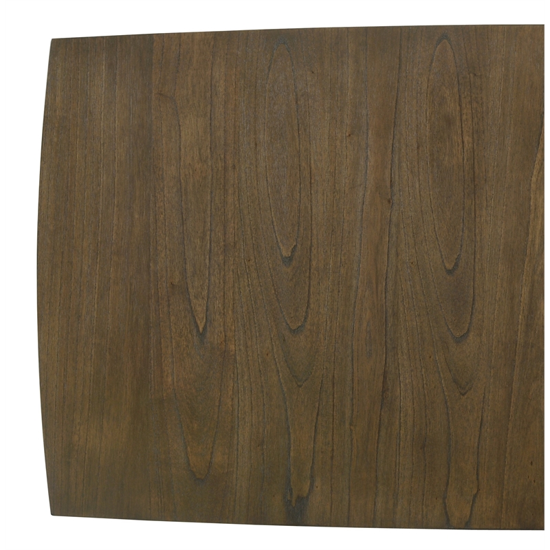 Bistro 9-Pc Walnut Mixed Wood Fin.Dining Set-Extendable Tbl & 8 Linen Chrs