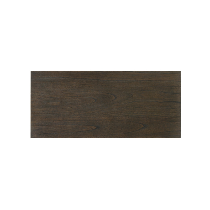 Bistro 9-Pc Walnut Mixed Wood Fin.Dining Set-Extendable Tbl & 8 Linen Chrs