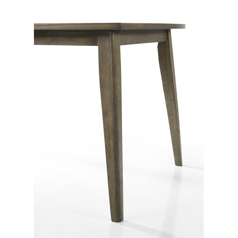 Bistro 9-Pc Walnut Mixed Wood Fin.Dining Set-Extendable Tbl & 8 Linen Chrs