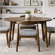 Blake Modern Dining Room and Kitchen Gray Fabric Chair (Set of 2)