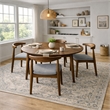 Blake Modern Dining Room and Kitchen Gray Fabric Chair (Set of 2)