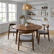 Blake Modern Dining Room and Kitchen Gray Fabric Chair (Set of 2)