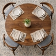 Blake Modern Dining Room and Kitchen Gray Fabric Chair (Set of 2)