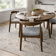 Blake Modern Dining Room and Kitchen Gray Fabric Chair (Set of 2)