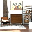 Francesca Bedroom Furniture 3 Drawers Tall Walnut Dressers and Closet Organizer