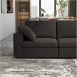 Tesla Mid Century Furniture Style Modular Fabric L-Shaped Comfy Sectional Couch
