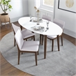 Killian Mid Century Modern Solid Wood 5 Piece Furniture Set