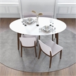 Killian Mid Century Modern Solid Wood 5 Piece Furniture Set