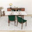 Destiny Modern Solid Wood Walnut Dining Room & Kitchen Table and Chair Set of 4
