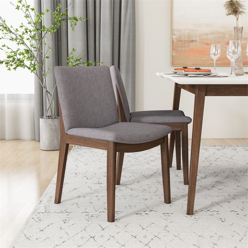 Diamond Modern Solid Wood Dining Table and 4 Chair Set