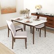 Lexa Mid Century Modern Solid Wood 5 Piece Furniture Set