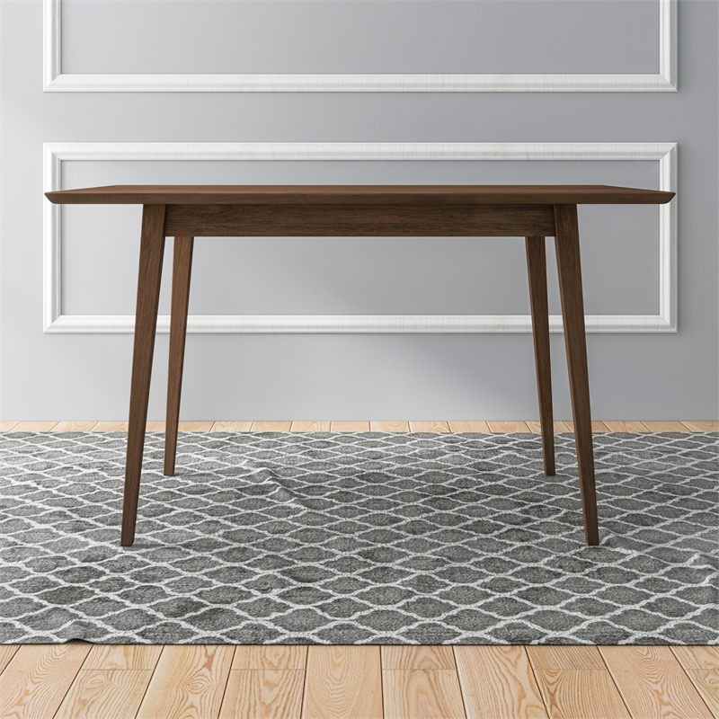 Imani Mid Century Modern Style Solid Wood Walnut 47