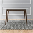 Imani Modern Style Solid Wood Walnut/White Top Rectangular Dining Table