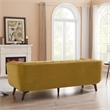 Alexandra Modern Chesterfield Tufted Velvet Living Room Sofa in Gold