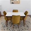 Denver Modern Solid Wood 5 Piece Furniture Set