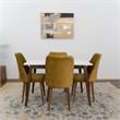 Denver Modern Solid Wood 5 Piece Furniture Set