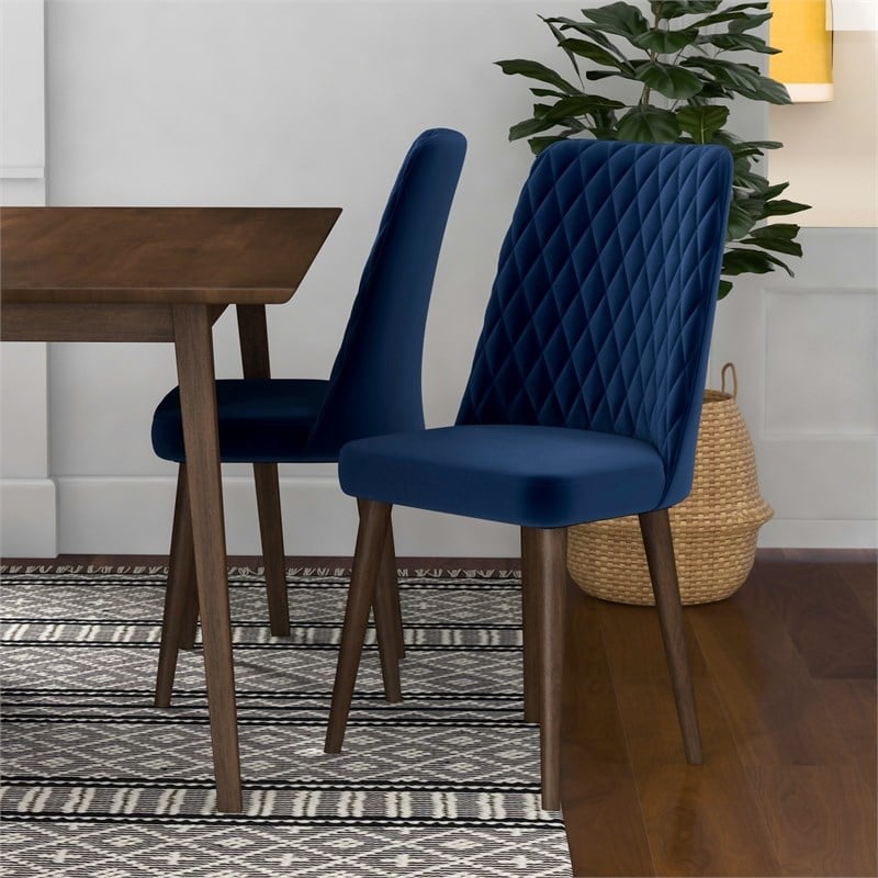 Austin Mid Century Modern Solid Wood 5 Piece Furniture Set