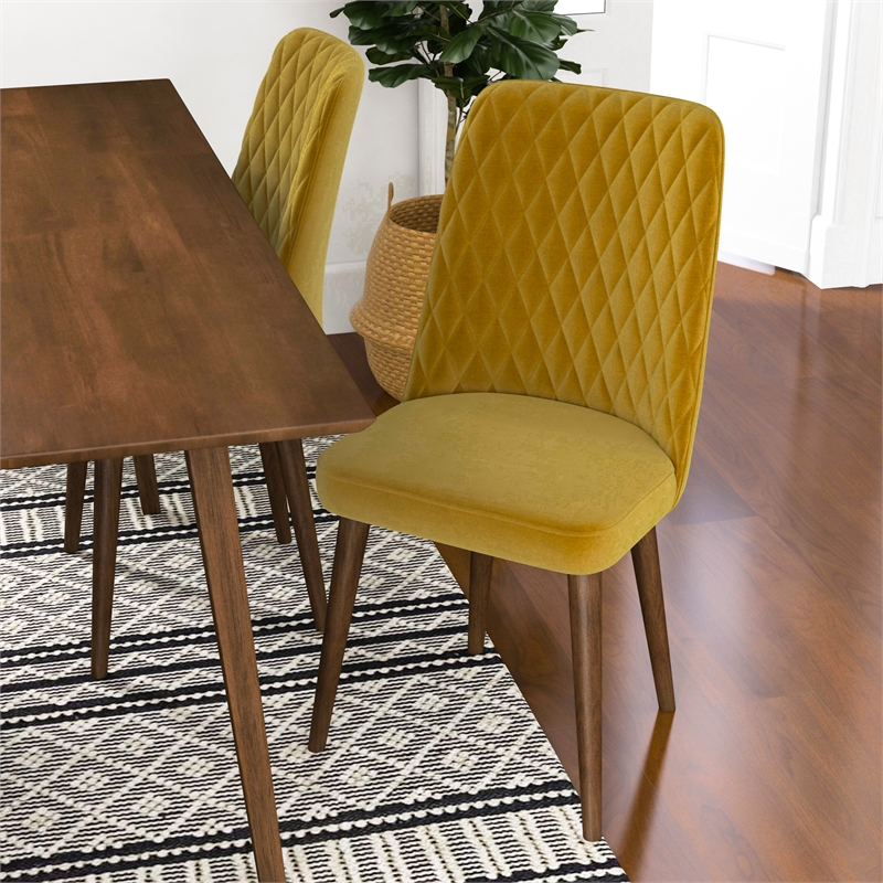 Ashton Mid Century Modern Dining Room Table Set for 4