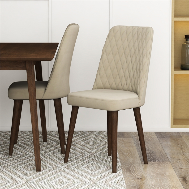 Adler Mid Century Modern 5 Piece Dining Room Furniture Set