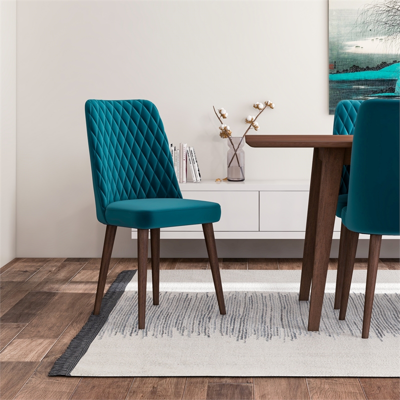 Addison 9-Piece Modern Solid Wood Dining Room Table and Chair Set
