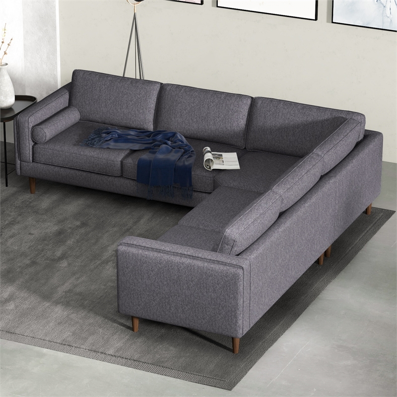 Eagle 3 - Piece Modern Living Room Symmetrical Corner Sofa