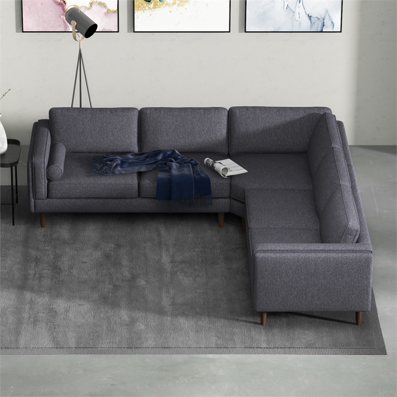 Eagle 3 - Piece Modern Living Room Symmetrical Corner Sofa
