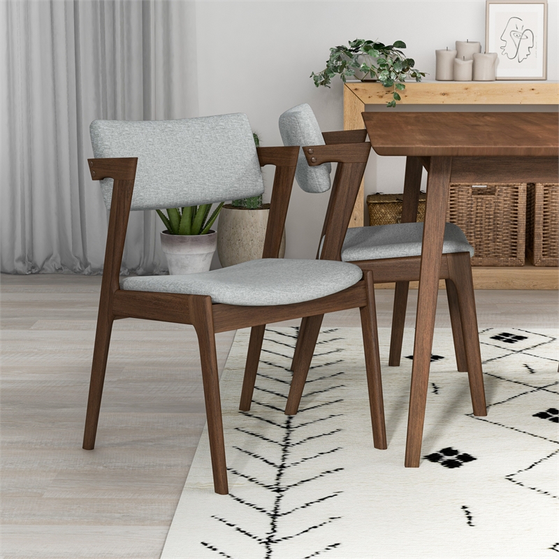 Ressam Modern Solid Wood Walnut Dining Room & Kitchen Furniture Set