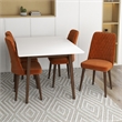 Adir Mid Century Modern 5 Piece Dining Room & Kitchen Set