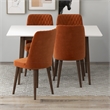 Adir Mid Century Modern 5 Piece Dining Room & Kitchen Set