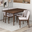 Adir Mid-Century Style 5 Piece Solid Wood Dining Room Set